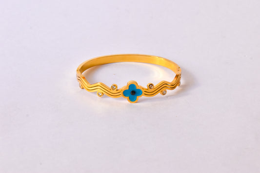 Ocean Petal Bracelet Evil Eye Inspired