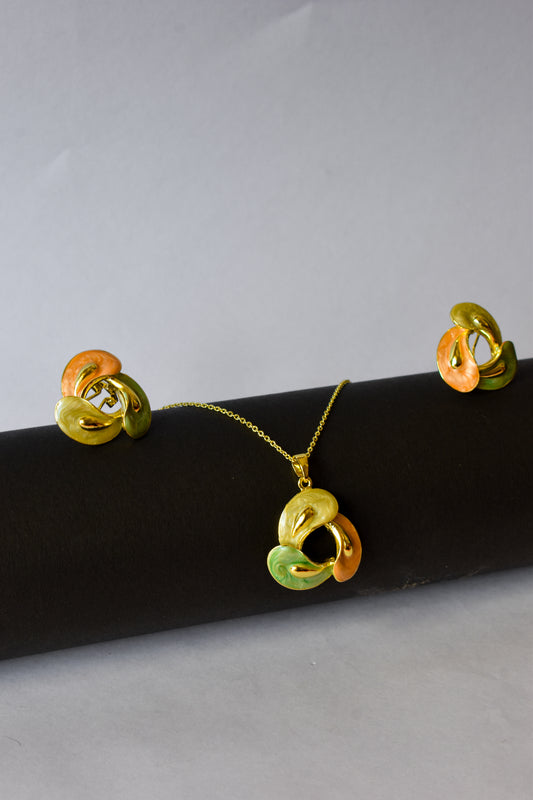 Radiant Swirl Statement Set